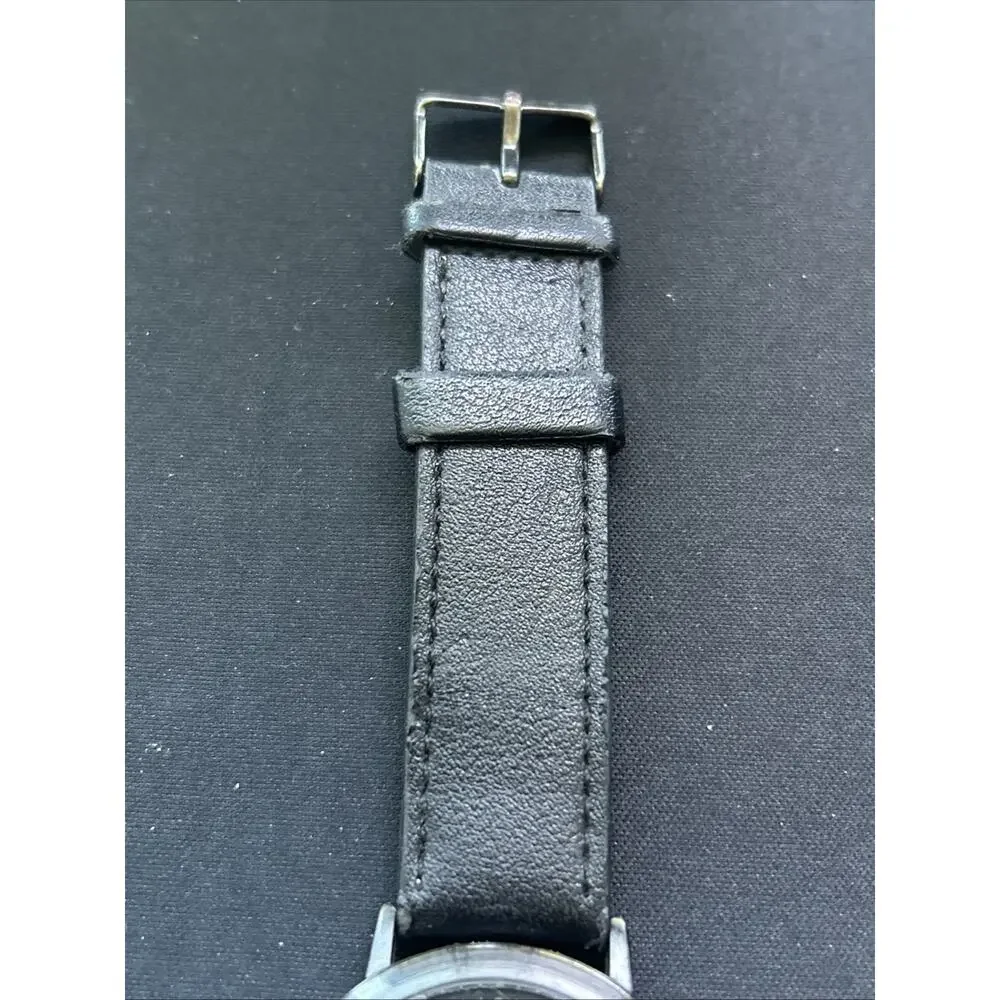 Black Case Dial And Band Men’s Quartz Watch